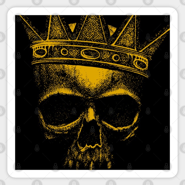 King Skull Sticker by machmigo